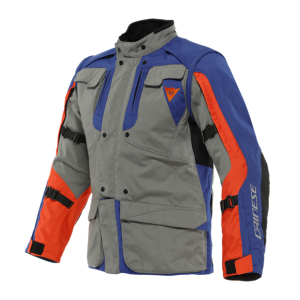 DAINESE ALLIGATOR TEX JACKET チャコールグレー ブルー / Lサイズ 