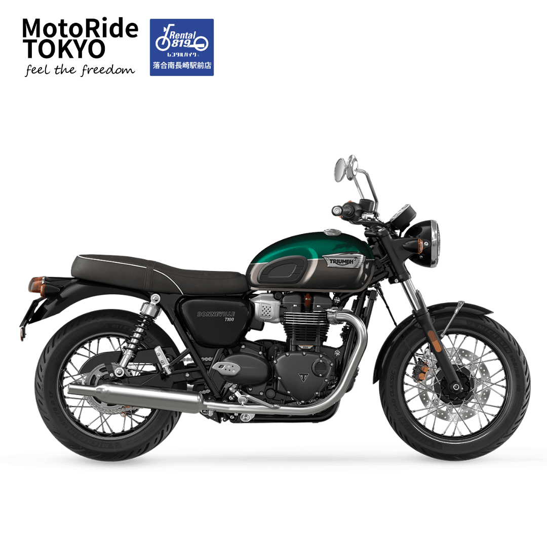 TRIUMPHの新型 Bonneville T100 が仲間入りしました!
